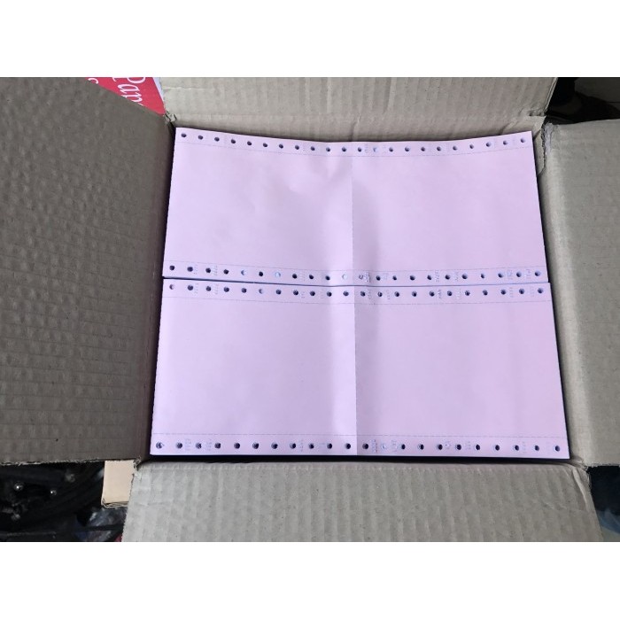 

HOT SALE! paper print continuous form 9.5 x 11/2 2 ply kertas continuous