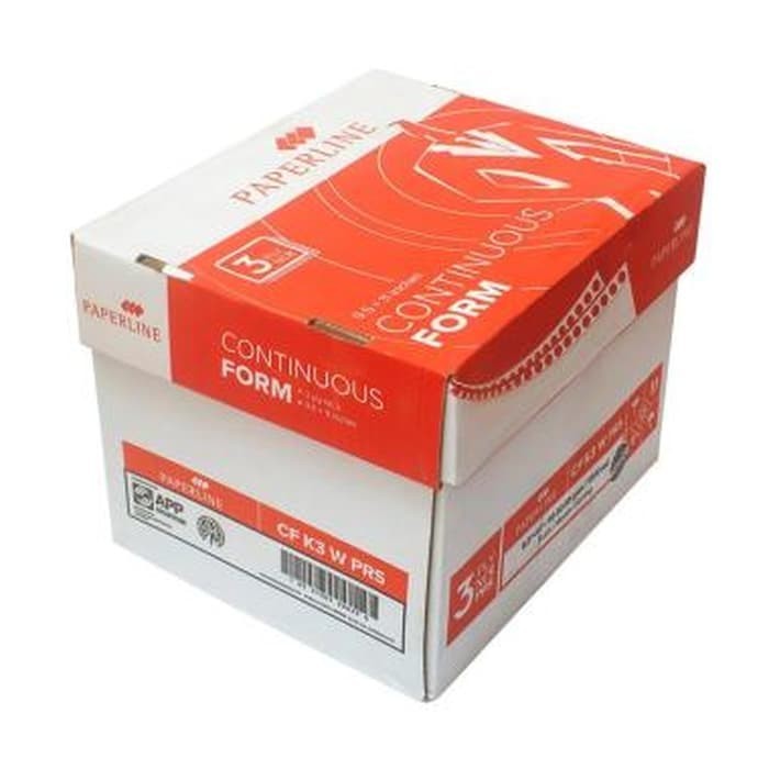 

PROMO! [ DUS ] Kertas Continuous Form 3 Ply 9,5x11 - Paperline CF K3 W PRS