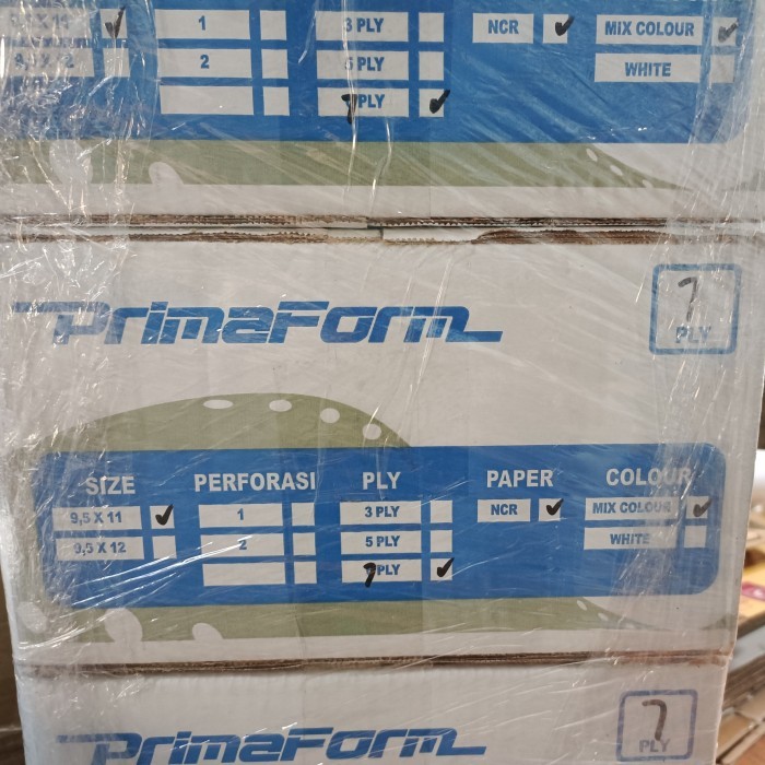 

Kertas Continous Form 91/2x11 7 ply dan 7ply/2 PRIMAFORM