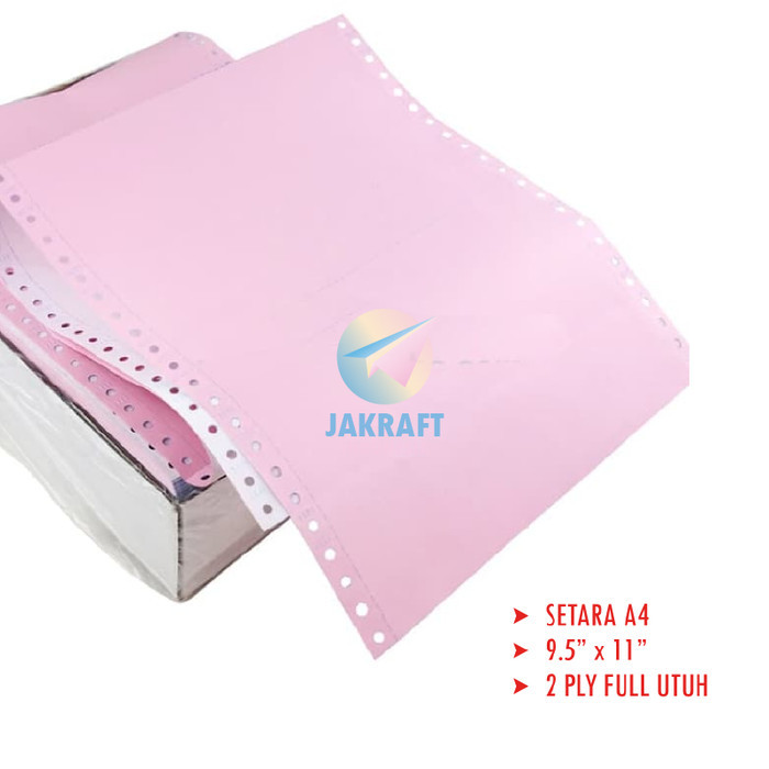 

Kertas Komputer K2 Continuous Form 9.5" x 11" NCR 2 Ply