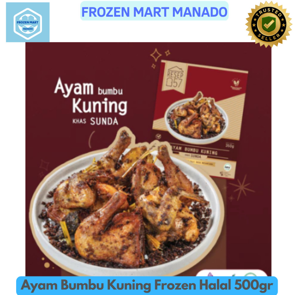 

Ayam Bumbu Kuning Frozen Halal 500gr - Frozen Mart Manado (Frozen Food Manado)