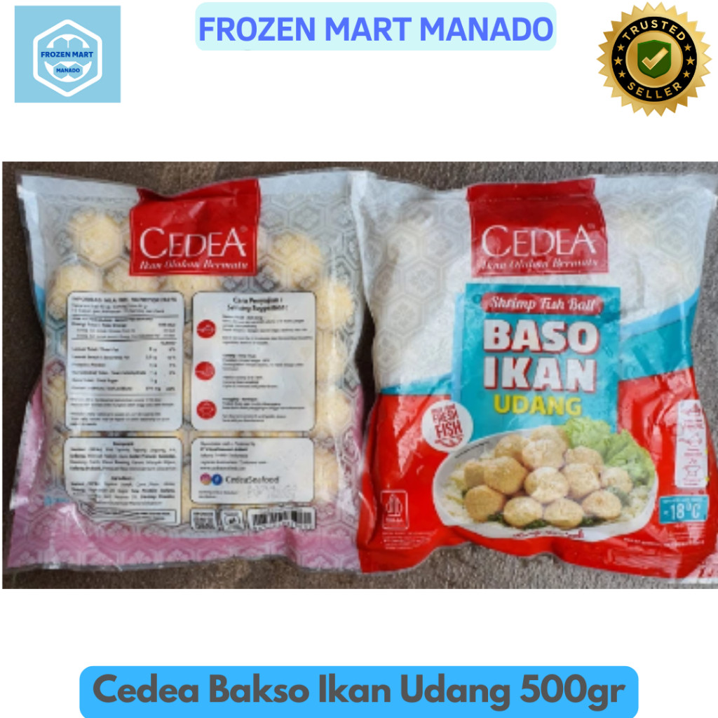 

Cedea Bakso Ikan Udang 500gr - Frozen Mart Manado (Frozen Food Manado)