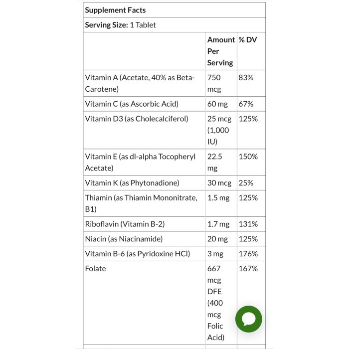 readyy 21st Century Sentry Senior 50 Plus Multivitamin Minerals 125 Tablets