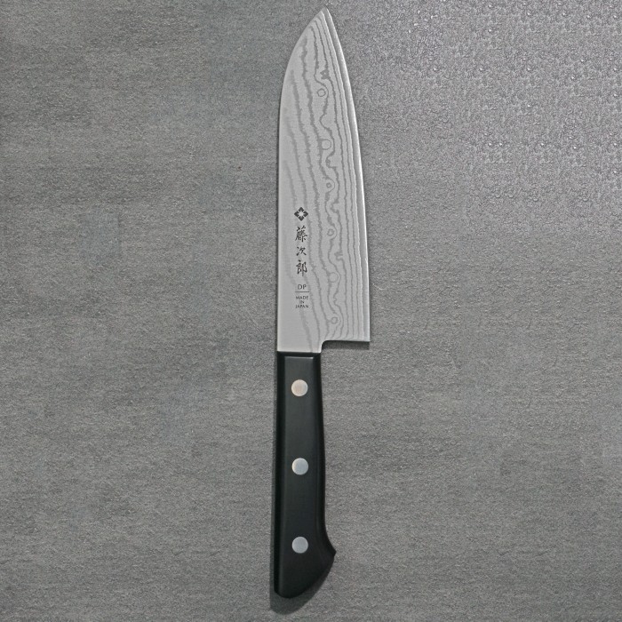 Japanese Knife Tojiro Dp Damascus By Vg10 Santoku 170Mm