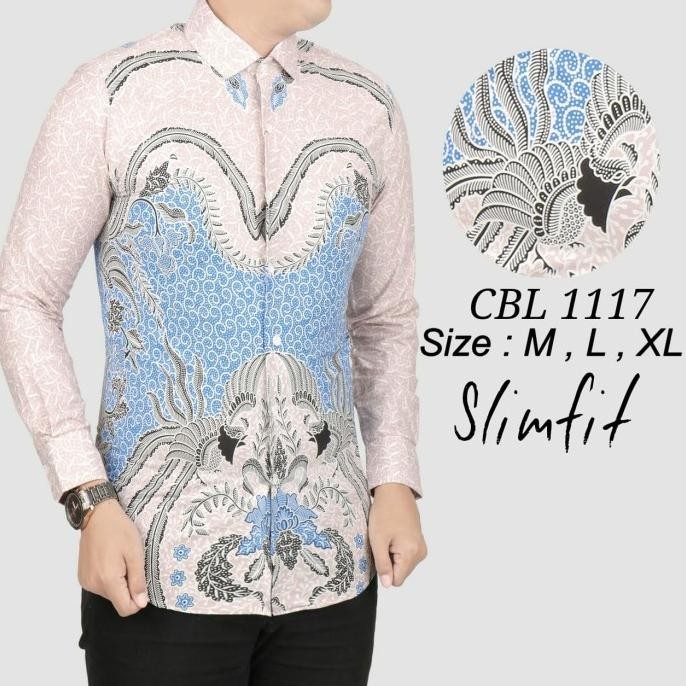 KEMEJA BATIK KOKO SLIM FIT / BAJU BATIK KOKO PRIA SLIM FIT CBL333 Terlaris