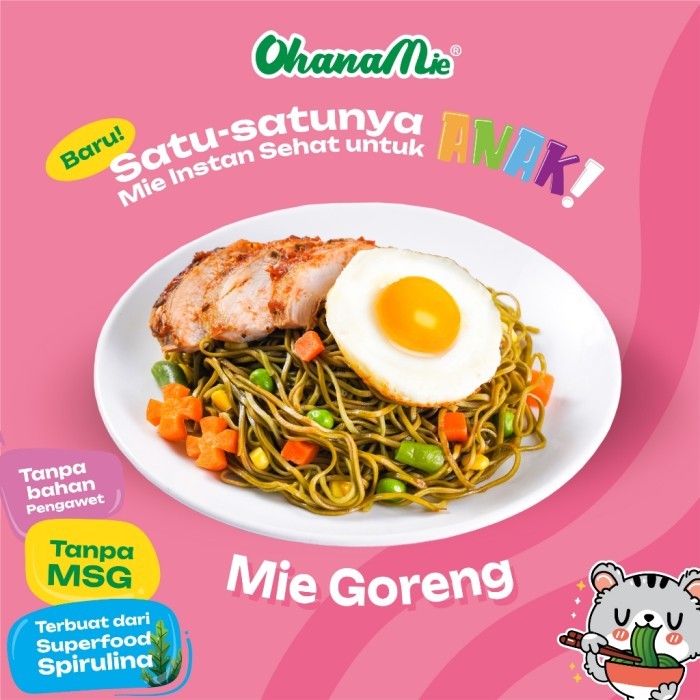 

TERLARIS MIE GORENG INSTAN SEHAT ANAK NON MSG OHANA MIE - ISI 5 MURAH!!! MURAH