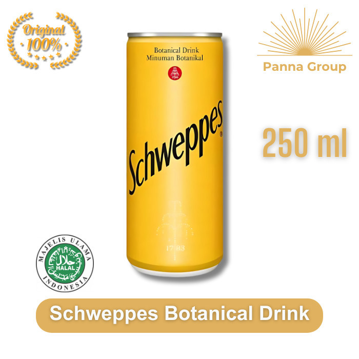 

Schweppes Botanical Drink / SCHWEPPES BOTANICAL DRINK TONIC WATER CAN 250ml / Air Tonik
