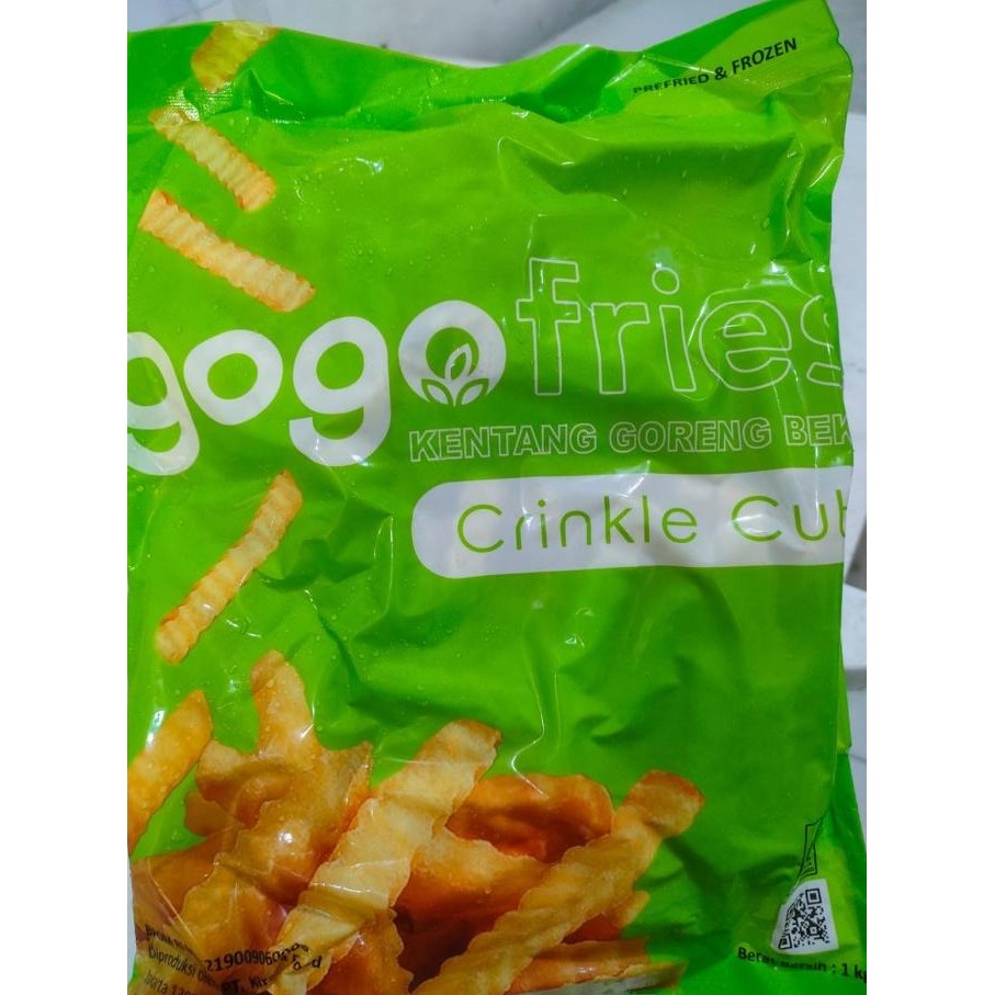 

Kentang Gogo Fries Crinckle Cut 1Kg Original