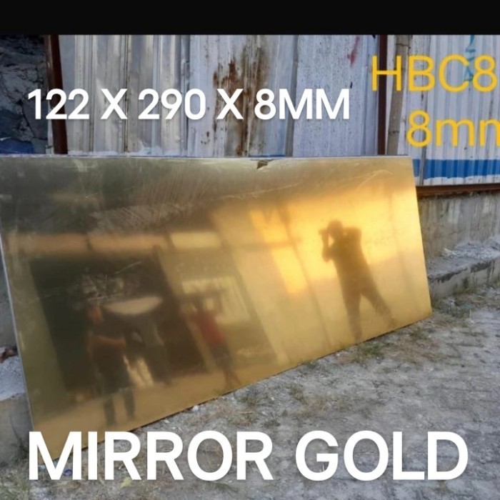 wall panel mirror gold wall panel kaca PET mirror series