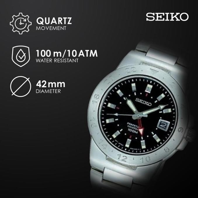 Murah Jam Tangan Pria Seiko Classic Slt077 Perpetual Calendar Original