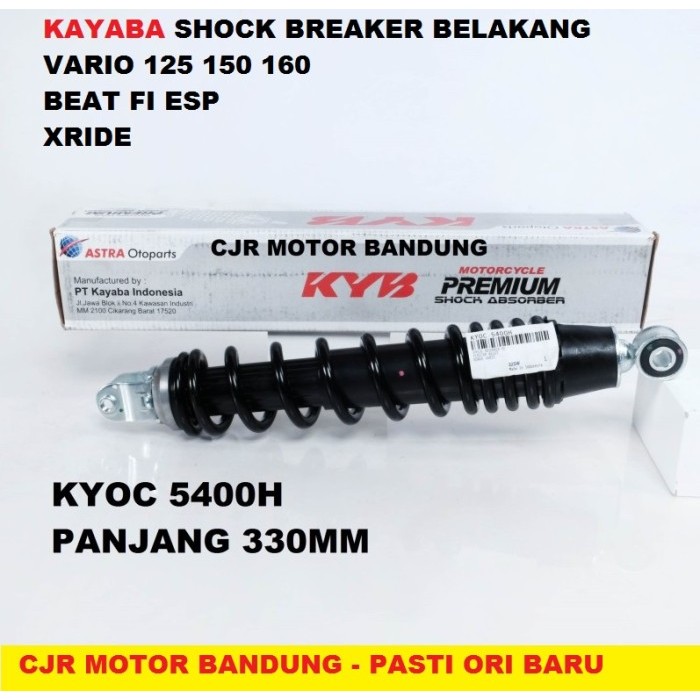 Shockbreaker Kayaba Shock Belakang Motor Vario 125 150 Beat Fi Ori Kyb