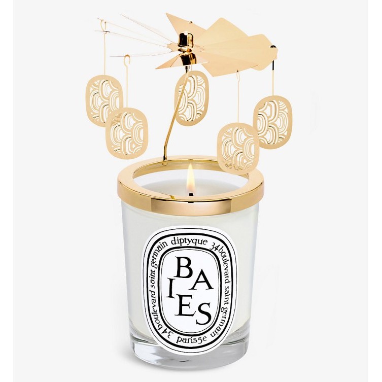 DIPTYQUE Holiday 2022 Collection Baies scented candle and carousel set