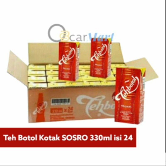 

TERLARIS TEH BOTOL SOSRO KOTAK BESAR 330ML 1 DUS ISI 24 RASA ORIGINAL MURAH ORIN MURAH!!! MURAH