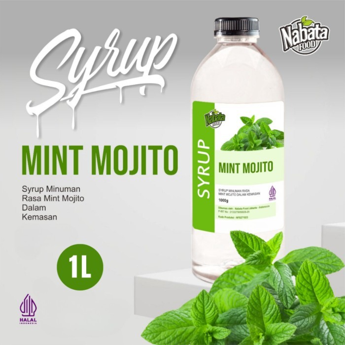 

TERLARIS SIRUP MINT MOJITO 1 LITER NABATA FOOD MINT MOJITO SYRUP 1000ML MURAH!!! MURAH