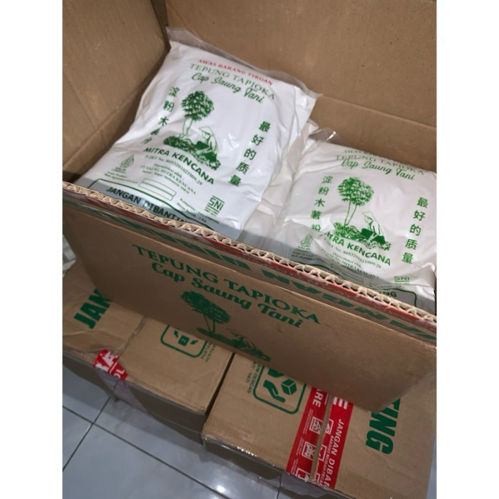 TERLARIS TEPUNG SAGU TAPIOKA CAP SAUNG TANI 1 DUS MURAH MURAH