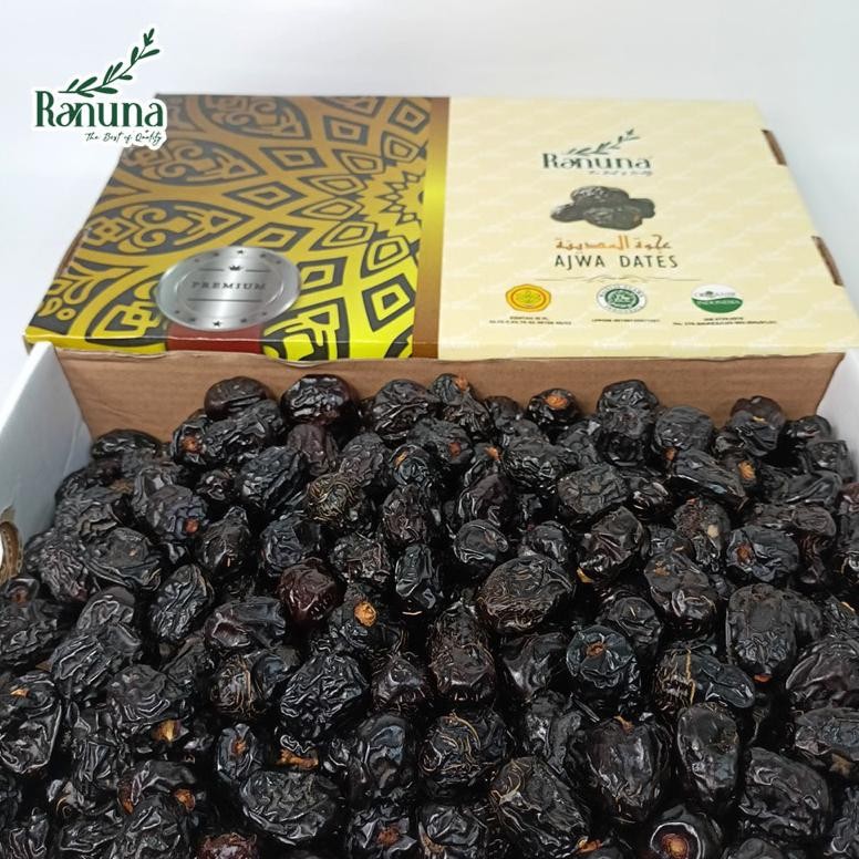 

Kurma Ajwa RANUNA 3KG Madinah Organic Premium RANUNA 3 KG