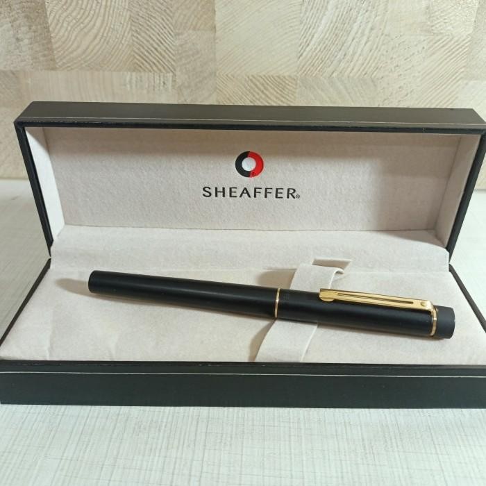 

PENA SHEAFFER MATA NIB F EMAS 14K 585 ORIGINAL no parker pilot pelikan platinum sailor waterman cross st dupont aigner philippe CHARRIOL dasi dompet Original