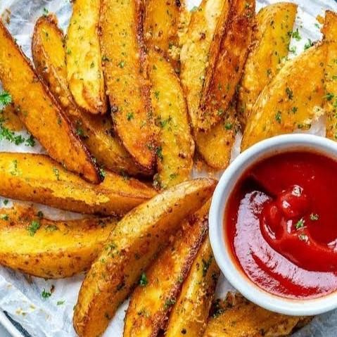 

Wedges Potato Frozen Food French Fries Wedges Makanan Beku Kentang Original