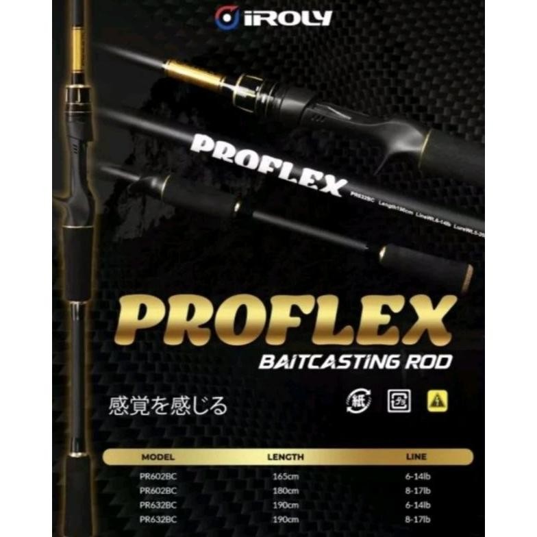 Murah Joran Iroly Proflex Spinning 150, 165, 180, 189 Murah