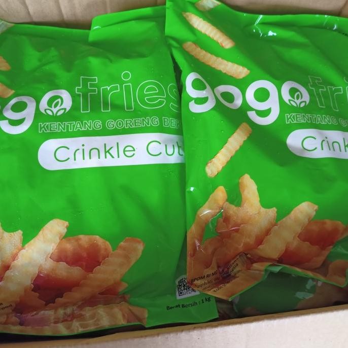 

Gogo Fries Crinkle Kentang 1 Kg Original