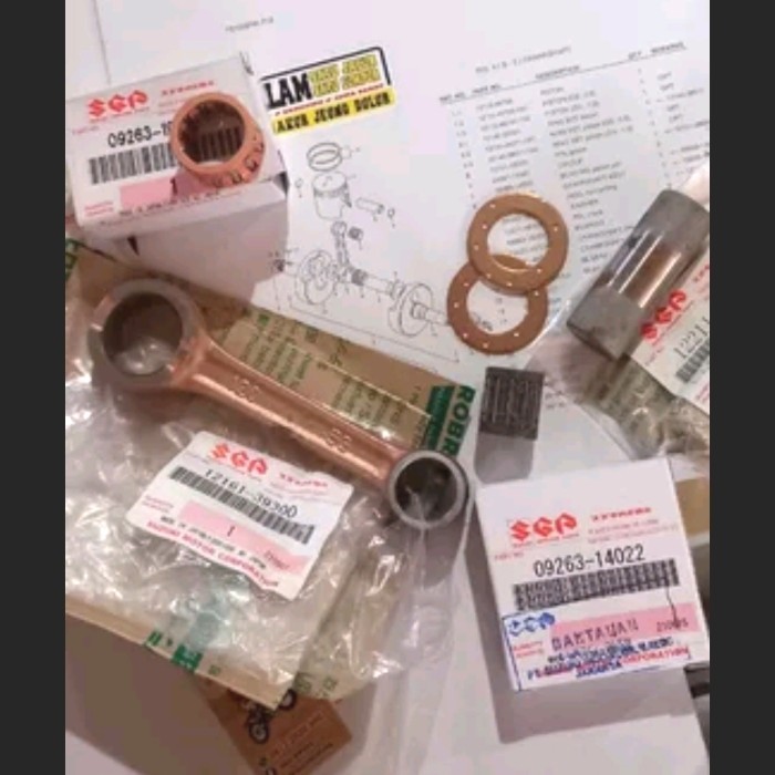 Stang Seher Suzuki Ts125 Original Stang Piston Suzuki Ts125 Conecting Rod Suzuki Ts125 Stang Bandul 