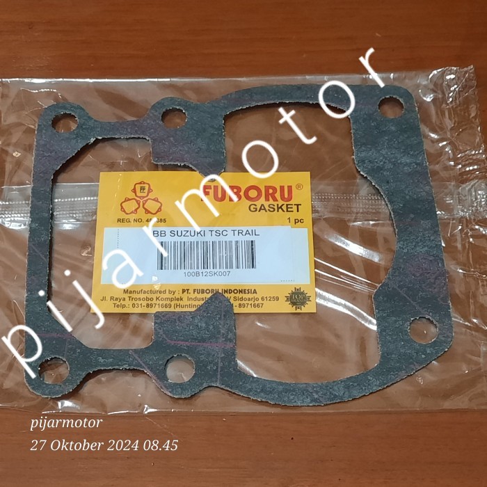 Paking Gasket Silinder Blok Bawah Suzuki Tsc Ts 100 Ts100 Fuboru Termurah Langka