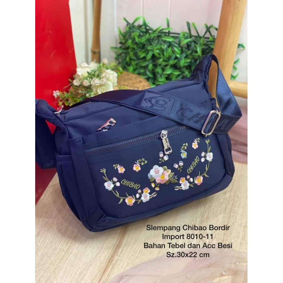 TAS CHIBAO SLEMPANG IMPORT 8010-11 MOTIF BUNGA/TAS CHIBAO BEST SELLER!