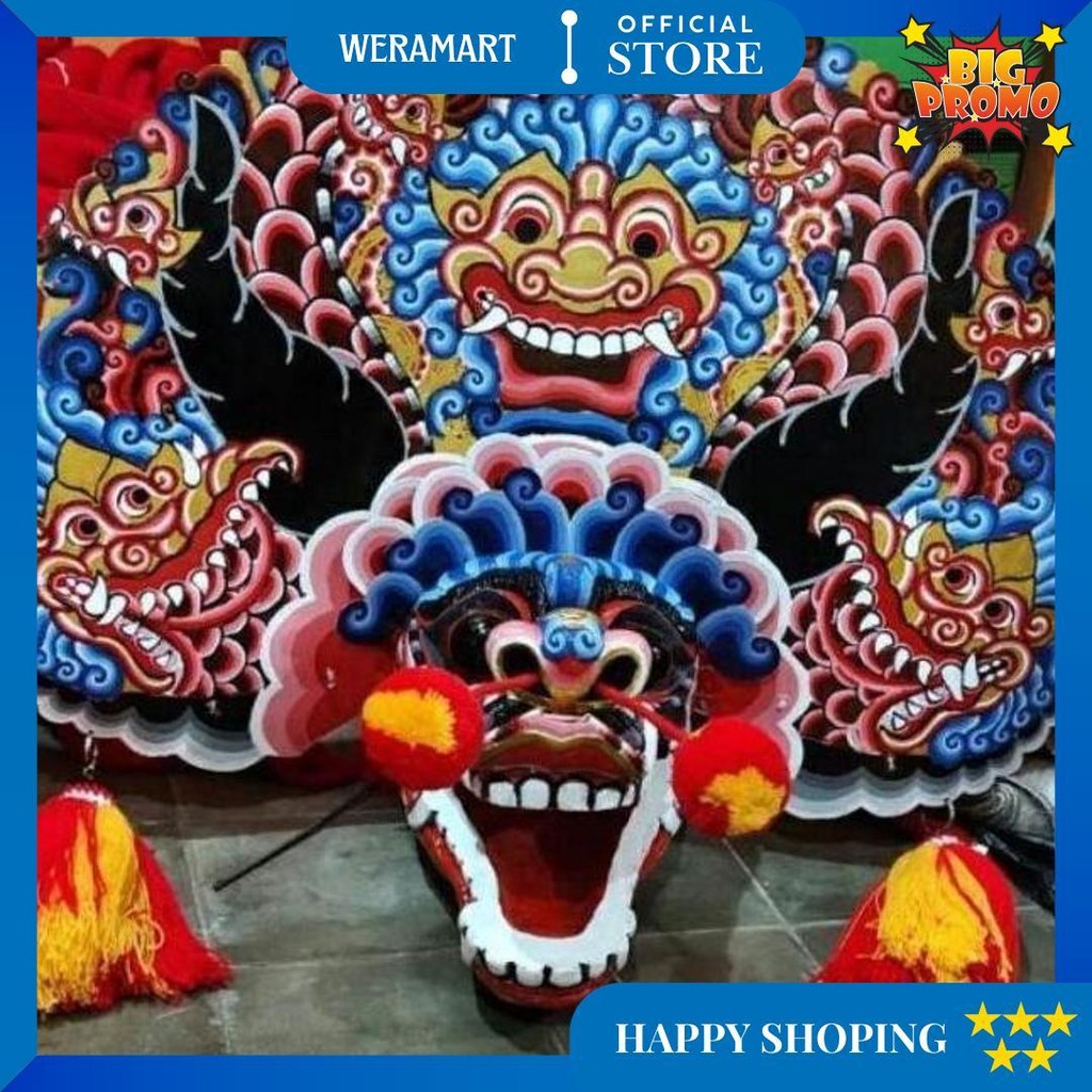 

Bisa Cod Cuci Gudang Barongan Rampak Telon Jamang Cat Air Brush Bonus Kemul Panjang Dan Pentul Tinggal Pakai Ukuran Anak Promo Barongan Plipit Romo Mainan Anak Barongan Anak Sd Brongan Plipit Premium / Barongan Spon Caplok Kain Panjang / Barongan Ponorogo