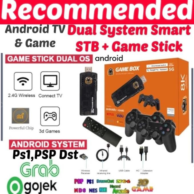 Produk Baru Game Stick X8 Smart Tv Android Tv Box & Gamestick 4K Game Console Psp