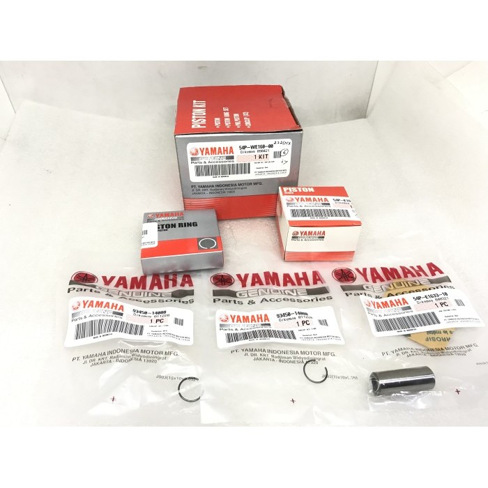 Piston Kit Seher Ring Yamaha Genuine Part Mio J Oversize Standar Ori Termurah Langka