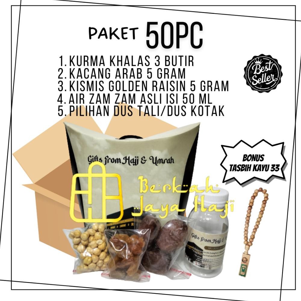 

zoe paket super hemat isi 50 pcs oleh oleh haji dan umroh