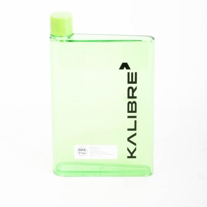 BARU BOTOL AIR MINUM A5 400ML KALIBRE 994382330 GREEN BOTOL GEPENG KOTAK