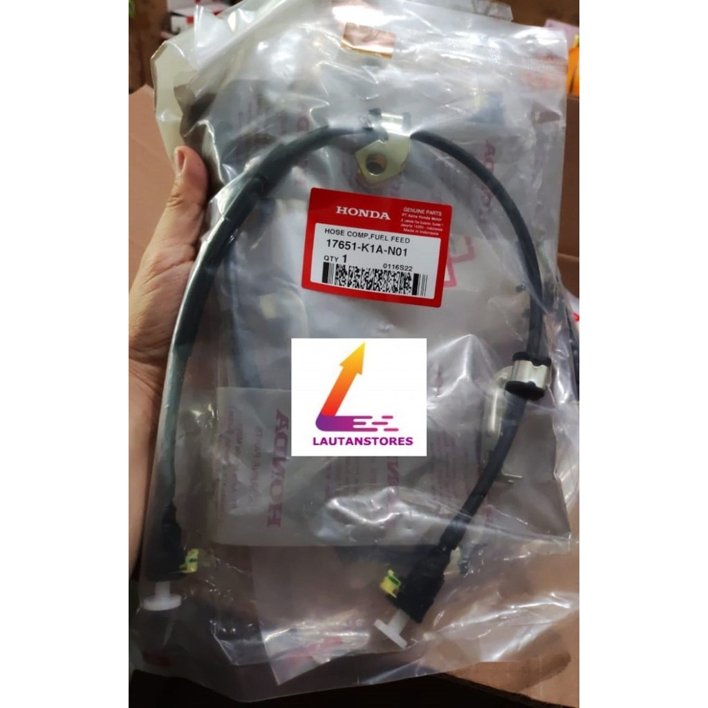 17651-K1A-N01 Selang Bensin Hose Comp Fuel Feed Beat Led Eco Street Termurah Langka