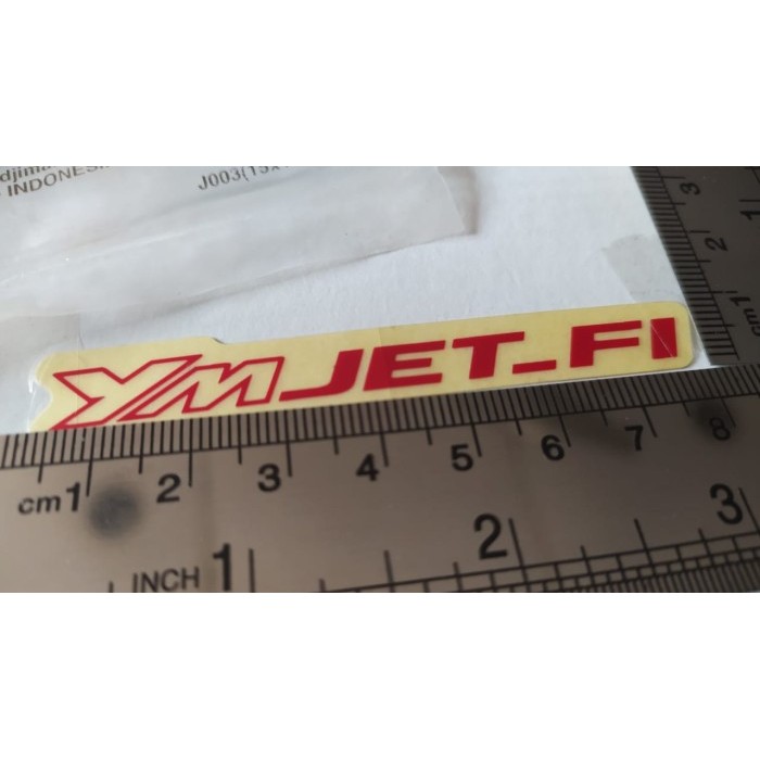 Sticker Stiker Ym Jet Fi Merah Original 1Kp-F1578-10 Mio Soul Gt Termurah Langka