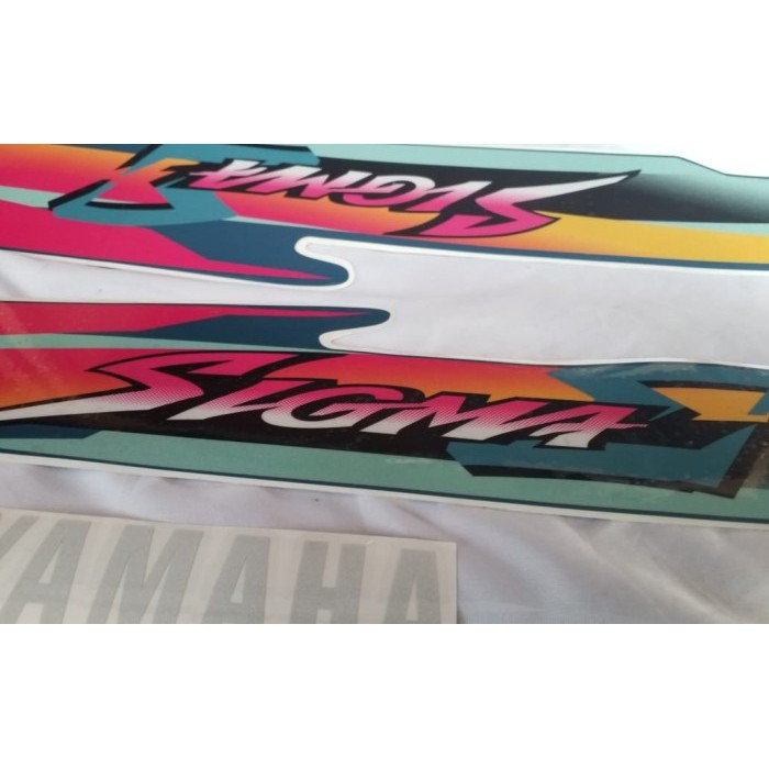 Striping Sticker Yamaha Sigma Biru Copy Original Bahan 3M Termurah Langka