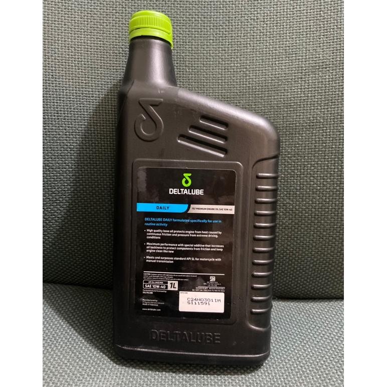 Kekinian Oli Deltalube Daily Mesin Motor Sport Oli Deltalube 1 Liter Sae 10W-40 Terlaris