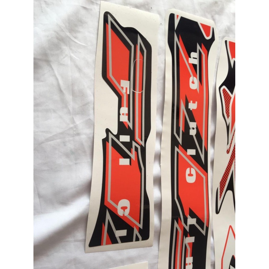 Striping Sticker F1Zr Orange Hitam Th 2002 Copy Original Termurah Langka