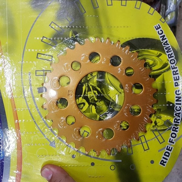 Original Tajima Sprocket Gir Gear Belakang 415 44 45 46 47 48 Baja Klx 150 Dt Dtracker Tracker Bukan