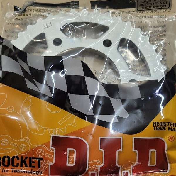 Did Megapro New Monosok Verza Sonic 150 Gtr 428Hdn 428  Hdn Gir Gear Set Girset Gearset Baja Depan B