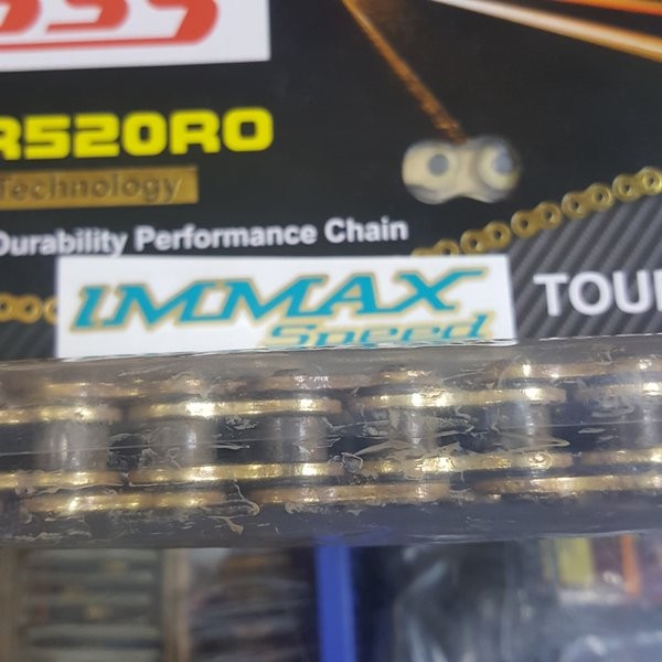 Sss 520Ro 130L Oring Gold Touring Chain Rantai Rante Penerus 520 Ro Rk Kro O-Ring O Ring Takasago Te