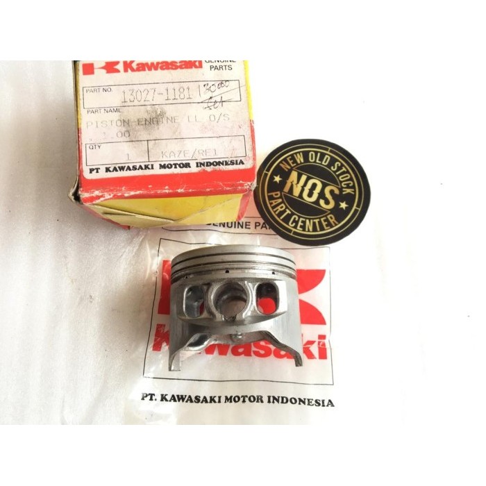 Seher Piston Kawasaki Kaze Os 100 Original Ori Asli Kgp 13027-1181 Termurah Langka