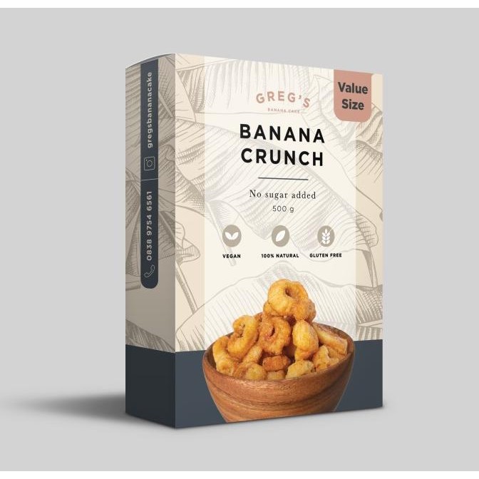 

TERBARU GREG'S BANANA CRUNCH 500GR !!!!!
