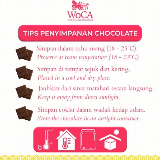 

BIG SALE WOCA COKELAT MIX ASSORTED PREMIUM CHOCOLATE BAR 6X40 GRAM !!!!!
