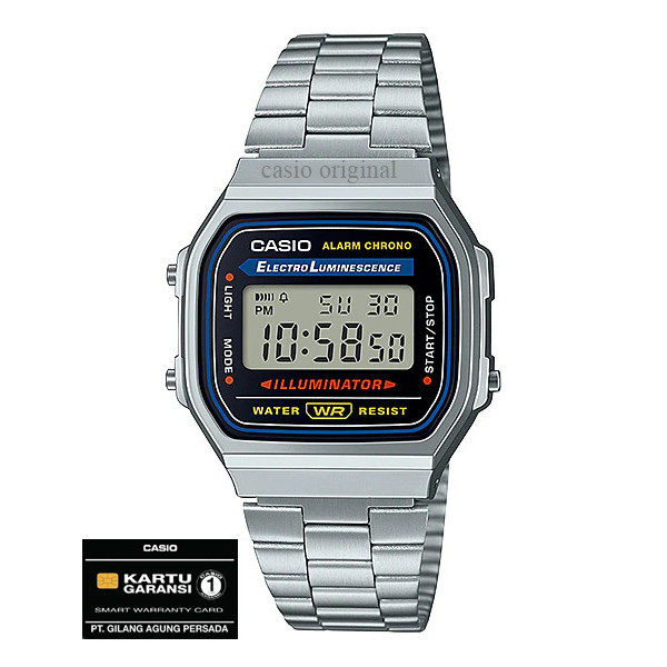 Jam Tangan Casio A168Wa-1 A-168Wa-1 A168Wa Original Garansi Resmi