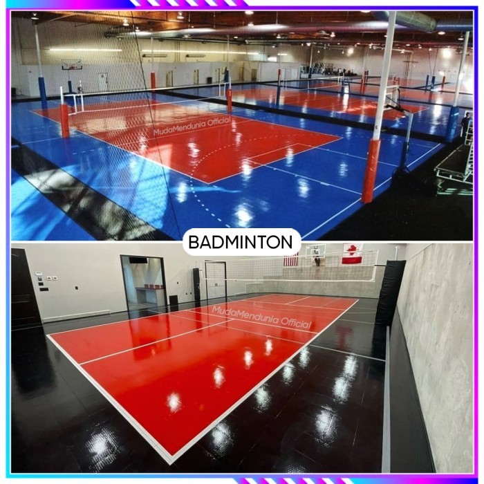 Promo Lantai Interlock Lapangan Basket/Futsal/Badminton/Volley