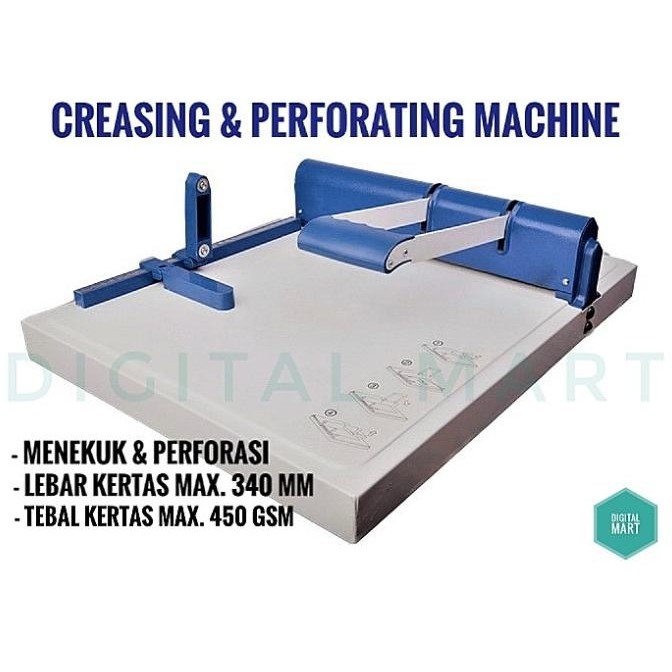 

Promo Mesin Paper Creasing Perforating -Alat Penekuk & Perforasi MultiFungsi COD