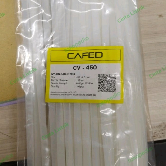 

KABEL TIES 45CM X 8MM -NYLON KABEL TIS