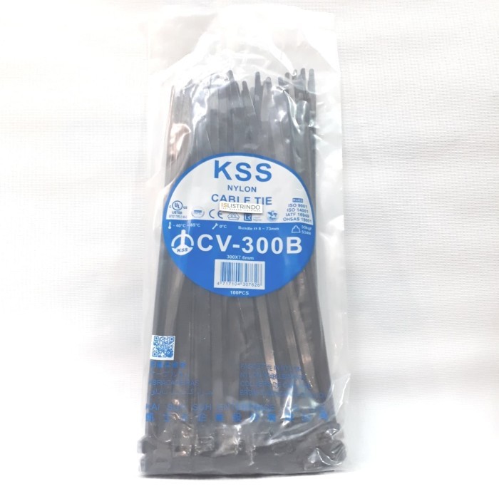 

TERBARU! KABEL TIS KABEL TIES CABLE TIE PENGIKAT KABEL KSS CV - 300B