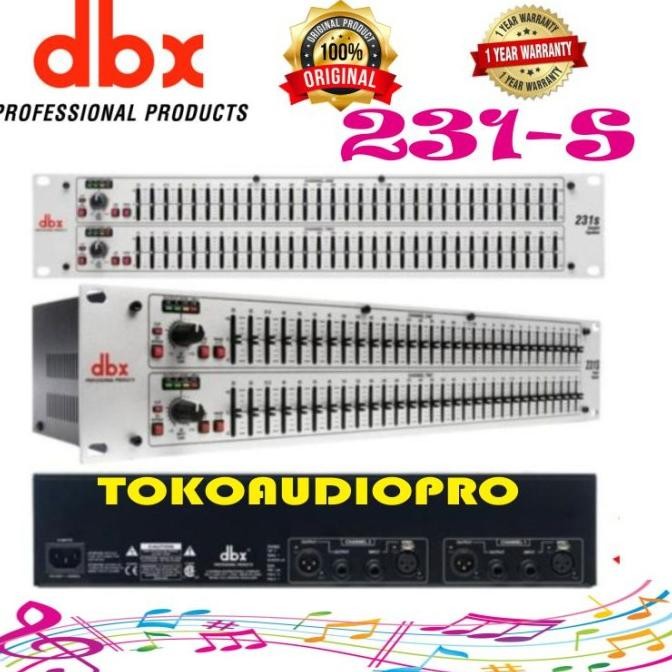 Murah Dbx 231S Stereo Graphic Equalizer Original Dbx231S
