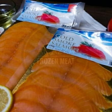 

TERBARU SMOKE SALMON / SALMON FILLET / SALMON ASAP 150 GRAM !!!!!